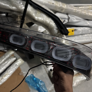 Open Box - Forged Carbon Fiber with Red Flakes Supra RGB Taillights