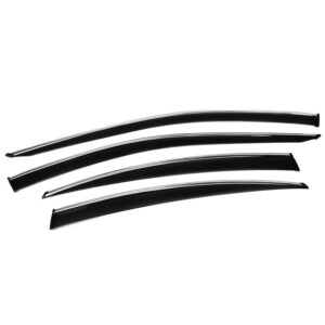 Toyota Camry 2025+ Window Visors Chrome