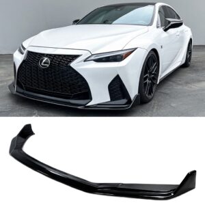Lexus IS 300/350/500 21-25 GT Gloss Black Front Lip