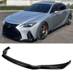 21-25 Lexus IS 300/350/500 Gloss Black Front Lip V3