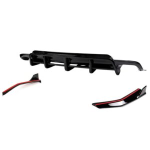 21-25 Lexus IS 300/350 Gloss Black Diffuser & Apron Combo