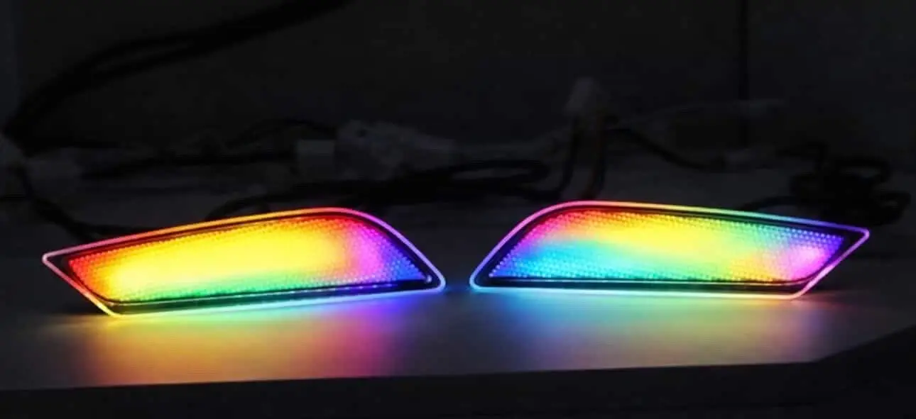 2021-26 Lexus IS Clear LED RGB Reflectors