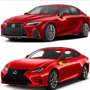 2021+ Lexus IS & RC Power Folding Mirrors